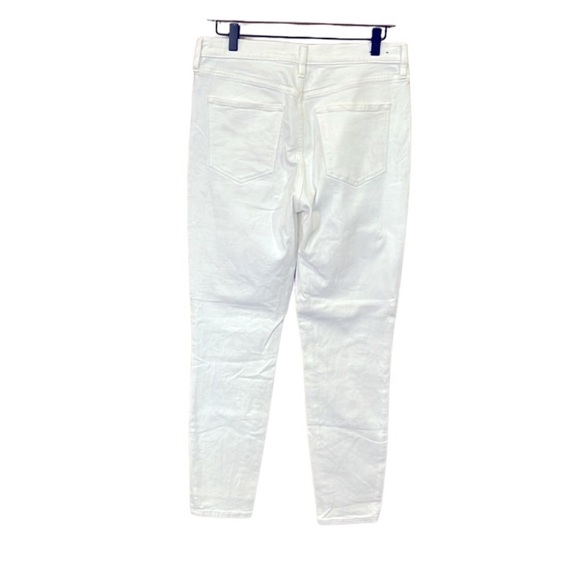 J. Crew Mid-Rise Skinny Jeans in Signature Stretch White Size 29 - Picture 5 of 12